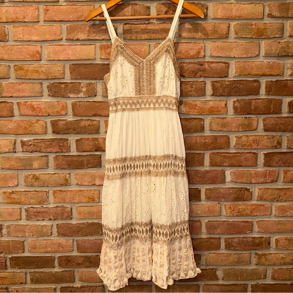 ✨ Anthropologie Me 2 Magic Boho A-Line Dress | Size Large ✨